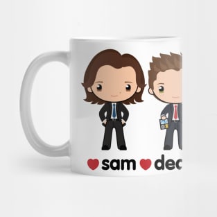 Love Sam, Dean & Castiel Mug